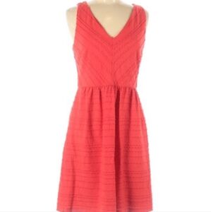 Ann Taylor Loft orangish red dress